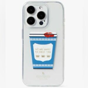 Kate Spade IPhone 15 Pro Coffee Case
